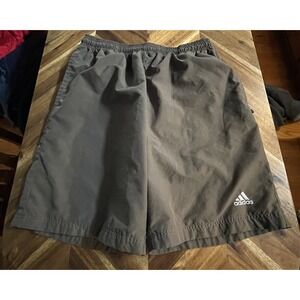 Adidas Swim Shorts Mesh Lined Beach Surf Trunks Vintage 3 Stripe Brand Y2K Large